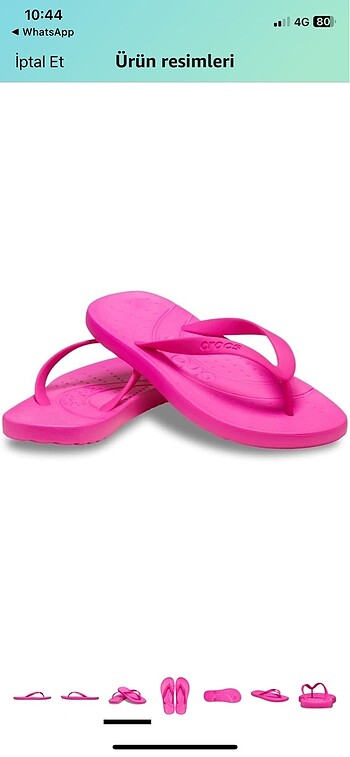 Crocs parmakarası terlik