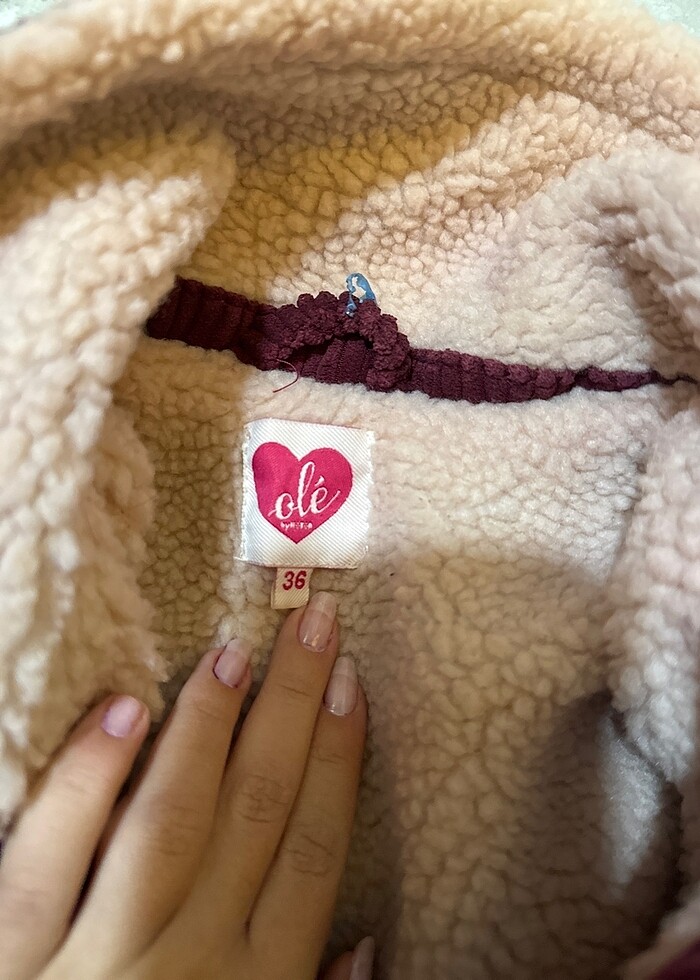 İci yunlu kurklu ceket - Görsel 2