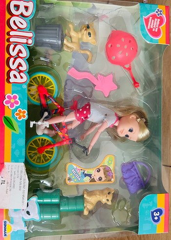 Renkli Belissa Bebek ve Aksesuar Seti