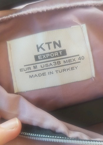 m Beden Pembe Kapüşonlu Mini Kadın Ceket