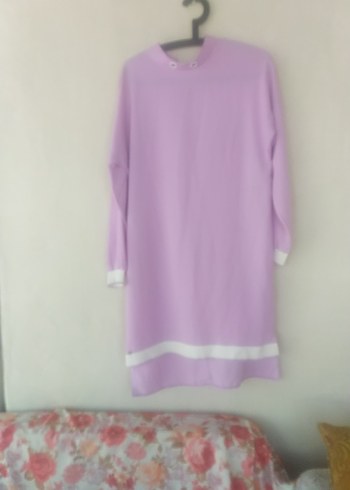Diğer Kadın Lila Uzun Kollu Salaş Tunik