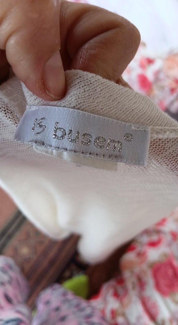 Beyaz Bohem Uzun Kadın Elbise - Görsel 2