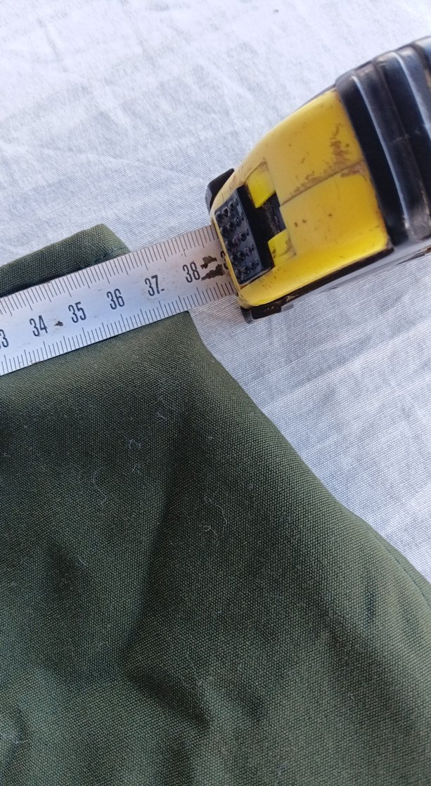 Düğmeli Salaş Haki Mini Şort - Görsel 5