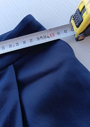 Düğmeli Lacivert Mini Hamile Şortu - Görsel 4