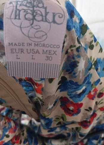 Çiçek Desenli Straplez Kadın Tulum - Görsel 4