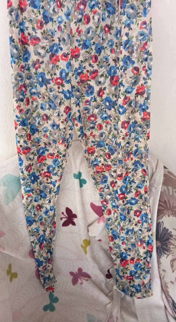 Çiçek Desenli Straplez Kadın Tulum - Görsel 2