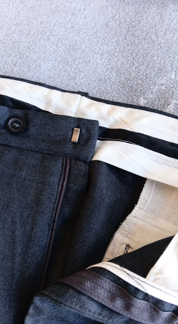 Gri Regular Fit Kemerli Erkek Pantolon - Görsel 5