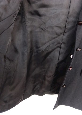 Siyah Düğmeli bay bayan ceket - Görsel 3