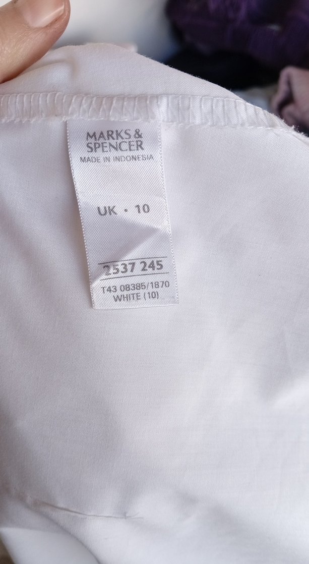 Kadın Beyaz Keten Uzun Kollu Gömlek - Görsel 4