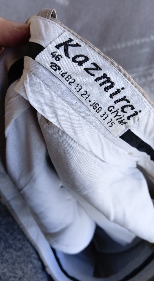 Bej Regular Fit Pilili Erkek Pantolon - Görsel 4