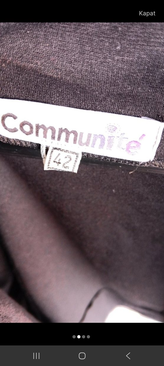 Düğmeli Siyah Süet Goth Kadın Blazer - Görsel 2