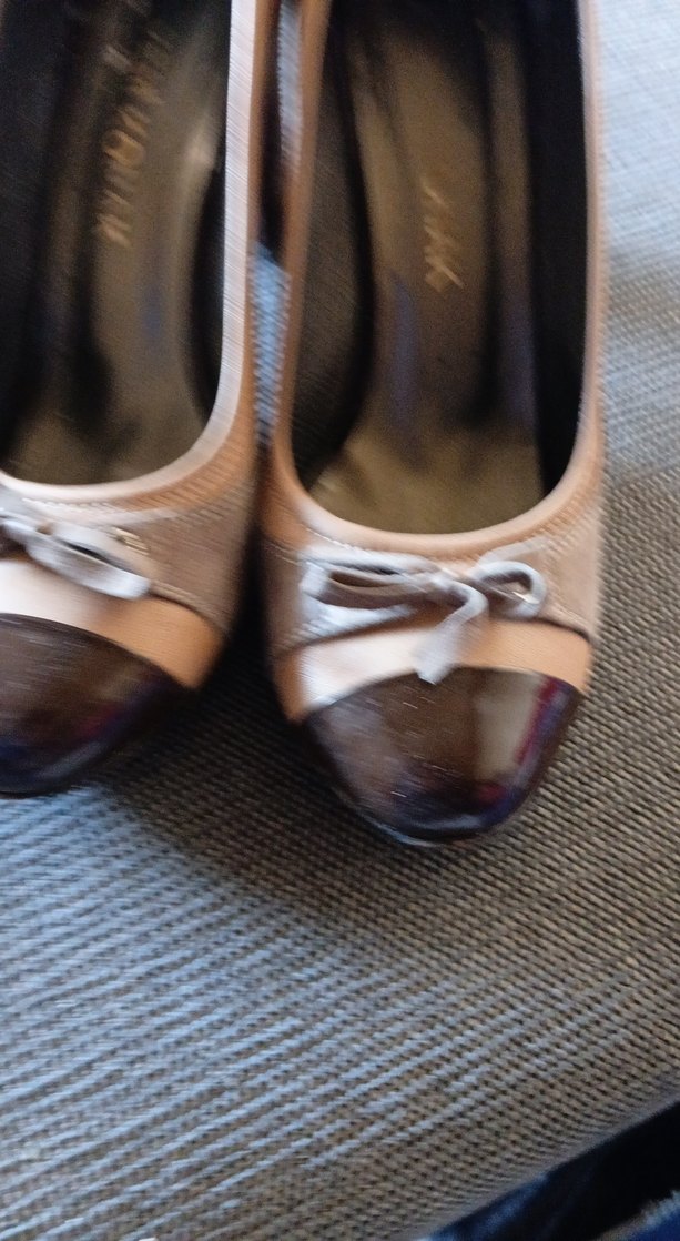 Bej Kadın Dolgu Topuklu Klasik Ayakkabı - Görsel 2