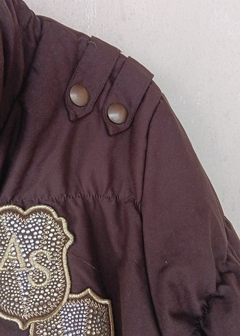 Düğmeli Kahverengi Kadın Ceket - Görsel 6