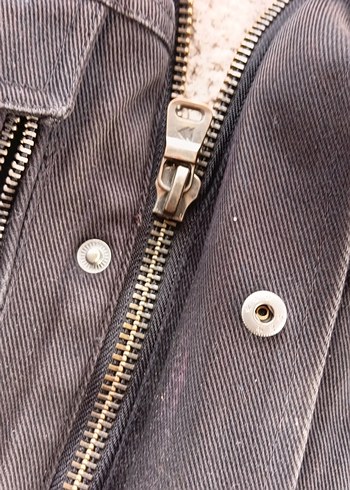 Düğmeli Kahverengi Süet Erkek Ceket - Görsel 7