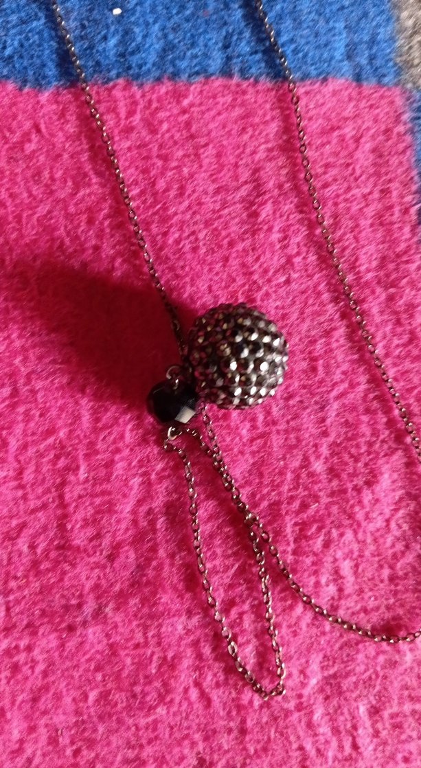 Renkli Zincir Detaylı Uzun Kadın Kolye - Görsel 2