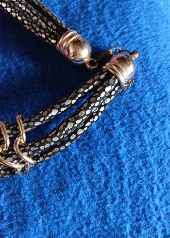 Renkli Nakışlı Uzun Bohem Elastik Kadın Kolye - Görsel 2