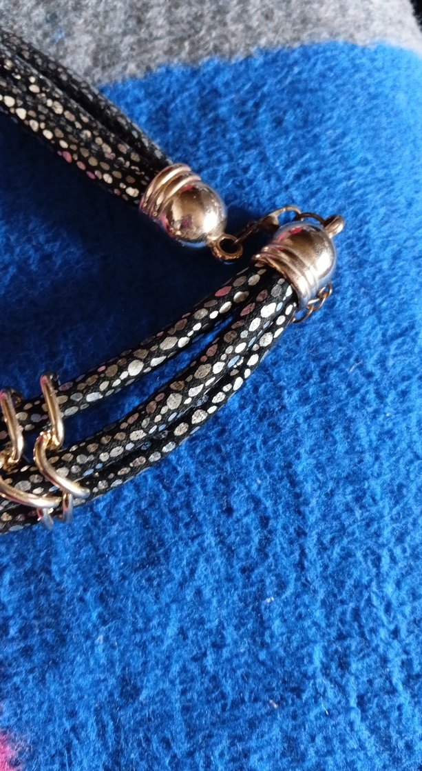 Renkli Nakışlı Uzun Bohem Elastik Kadın Kolye - Görsel 2