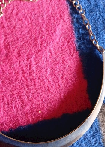 Pembe Midi Kadın Zincirli Kolye - Görsel 2