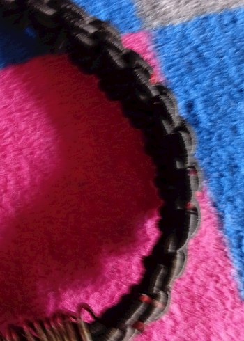 Tokalı Siyah Renkli Bohem Bileklik - Görsel 3