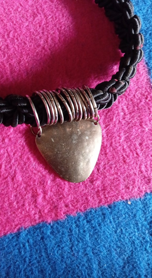 Tokalı Siyah Renkli Bohem Bileklik - Görsel 2