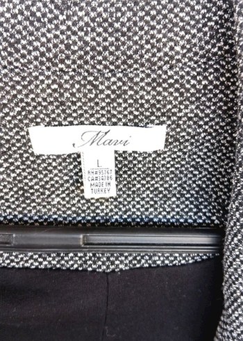 Düğmeli Gri Kadın Midi Blazer Ceket - Görsel 3