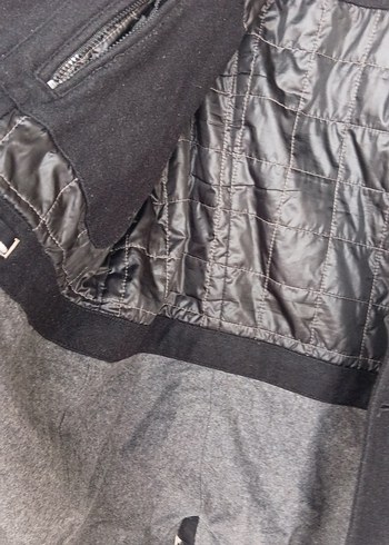 Düğmeli Erkek Gri Denim Ceket - Görsel 2