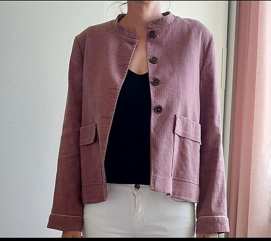 Yargıcı Keten Ceket