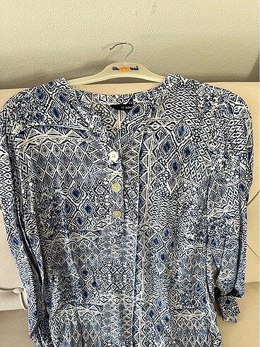 LC Waikiki Mavi desenli tunik