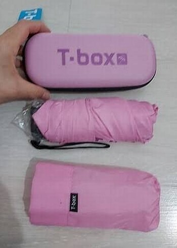 T-box Pembe T-box çanta tipi şemsiye