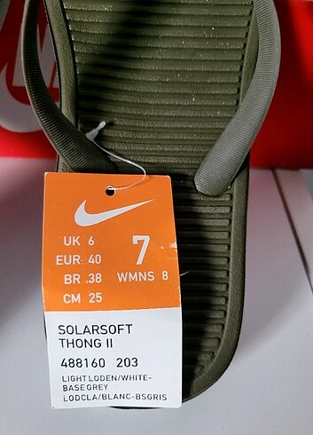 40 Beden Orijinal Nike SOLARSOFT THONG II Terlik