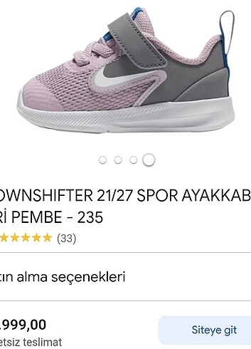 Nike Orijinal Nike Downshifter 9(TDV)