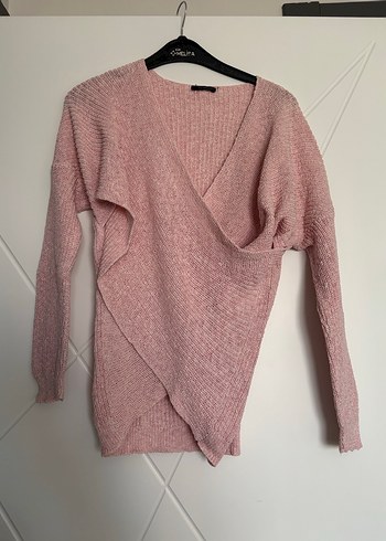 Pembe kruvaze kazak - Görsel 2