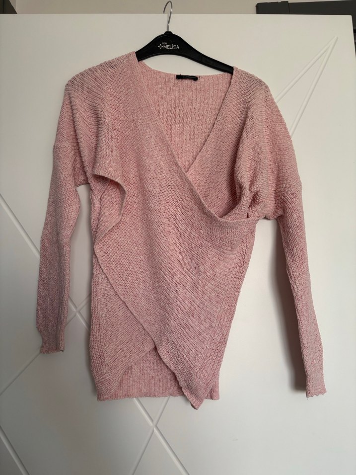 Pembe kruvaze kazak - Görsel 2