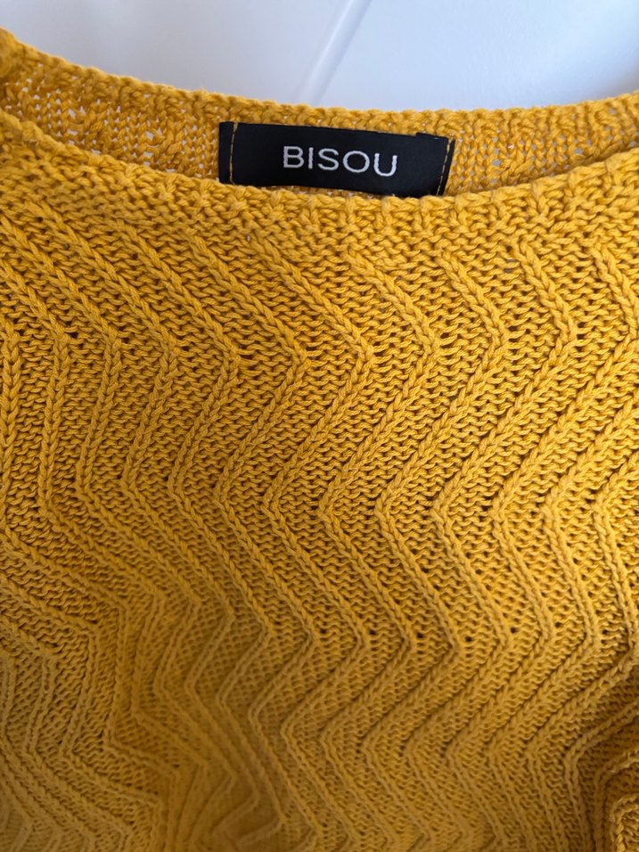 Kadın Sarı kazak - Görsel 3