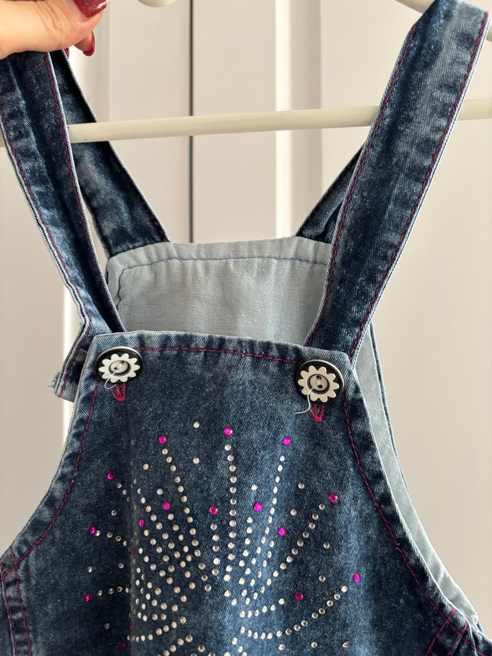 Kız Elbise kot - Görsel 4