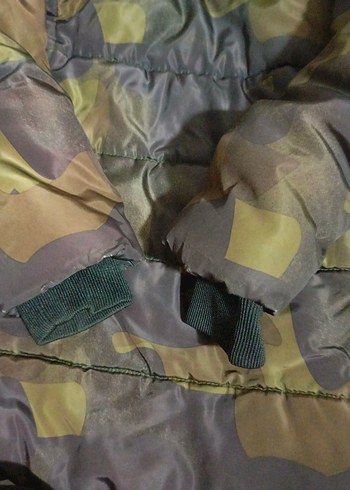 Kürk Detaylı Kamuflaj Erkek Çocuk Kaban - Görsel 5