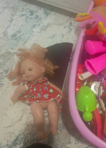 Pembe Renkli Çocuk Oyuncaklar kutusuyla beraber kapgı mevcut - Görsel 3