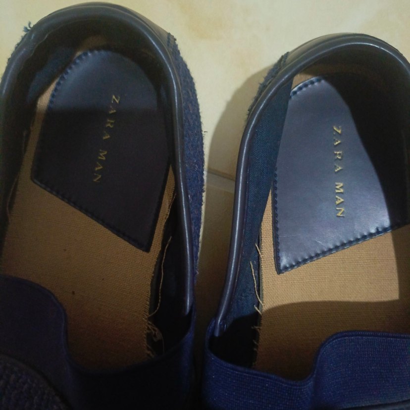 Erkek Mavi Parlak Cırt Cırtlı Espadril 41 no - Görsel 2