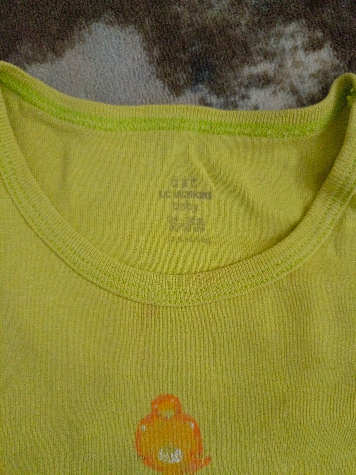 Beyaz Baskılı Bebek Atlet 7 adet - Görsel 5