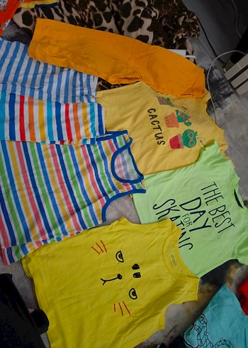 Sarı Baskılı Çocuk Atlet - Görsel 2