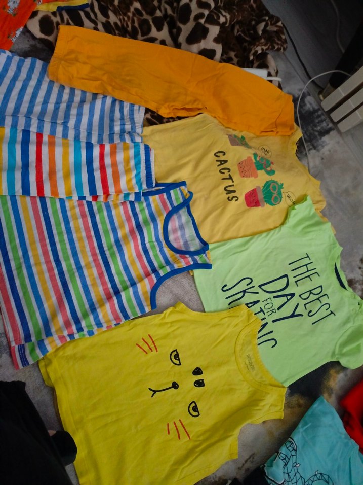 Sarı Baskılı Çocuk Atlet - Görsel 2