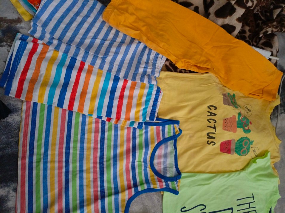 Sarı Baskılı Çocuk Atlet - Görsel 3