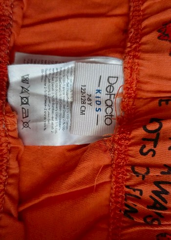 7 Yaş Beden Erkek Çocuk Renkli Baskılı Kısa Kollu Pijama