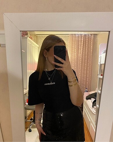 s Beden siyah Renk les benjamins oversize tshirt