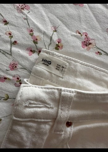 Mango Beyaz Jean