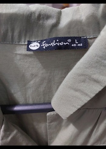 Düğmeli Kısa Kollu Uzun Keten Elbise - Görsel 3