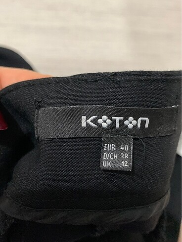 Koton Koton siyah kumaş pantolon