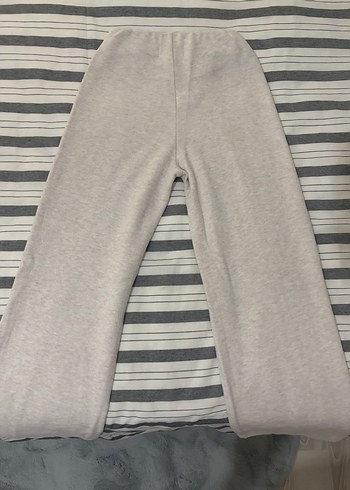 Krem Kadın Pamuklu Rahat Kesim Eşofman - Görsel 2