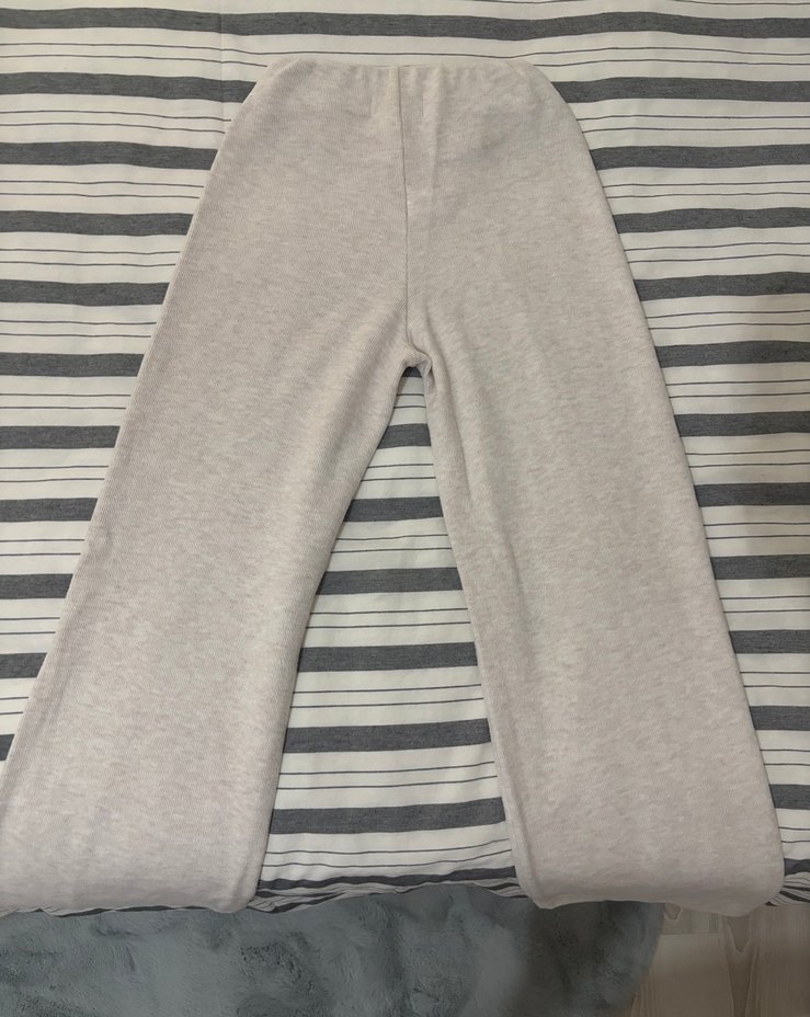 Krem Kadın Pamuklu Rahat Kesim Eşofman - Görsel 2