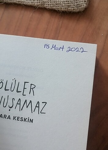  Ölüler Konuşamaz Dilara Keskin